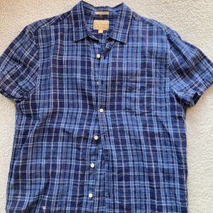 Lucky Brand men's linen short-sleeve top